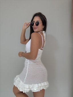 Vestido Blanco Corto