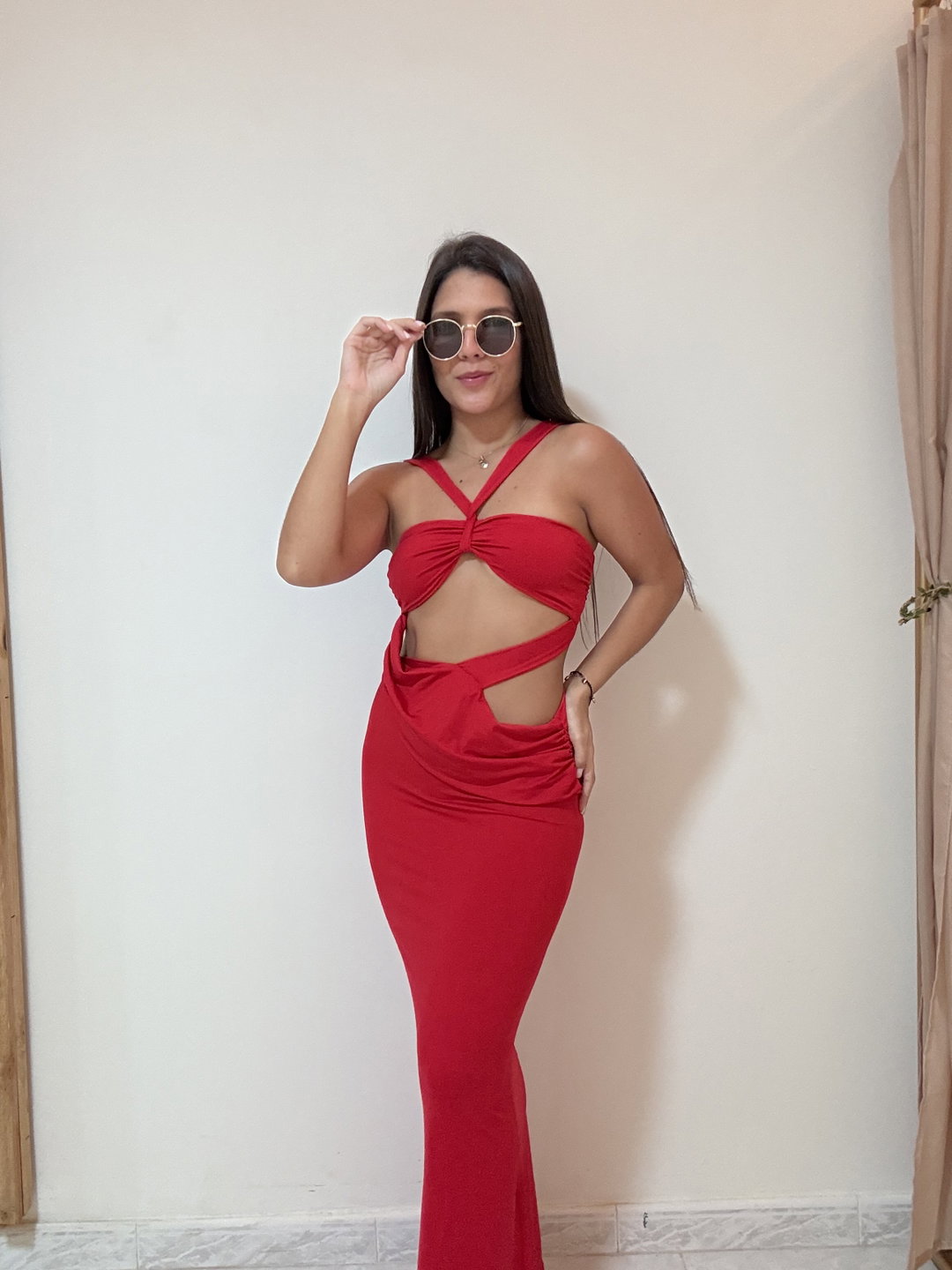 Vestido Largo Rojo