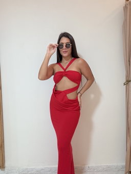 Vestido Largo Rojo