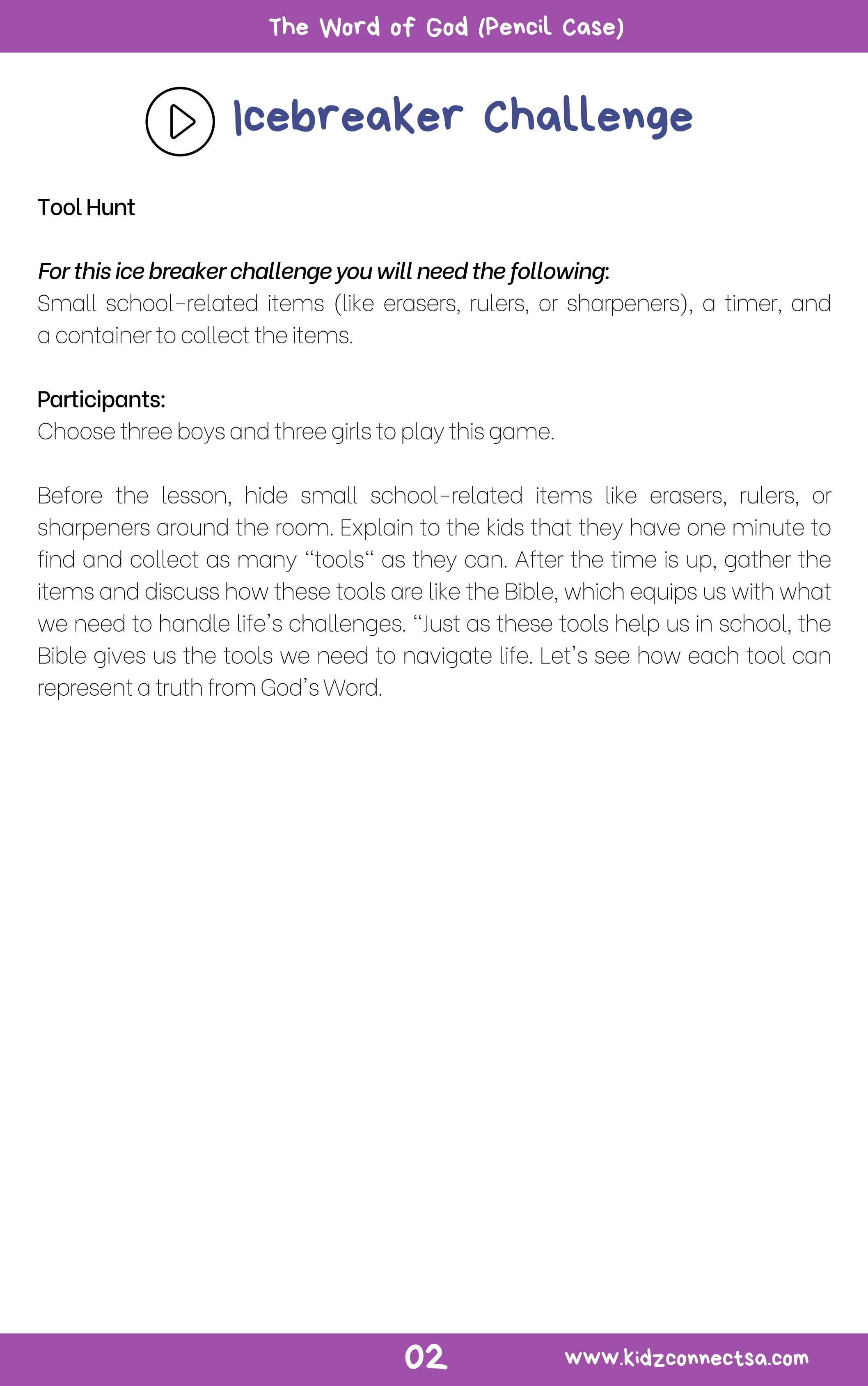 Victory in the School of Life – 4 Weeks of Primary School Lessons for Children's Church_3