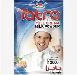 Tatra cow milk full fat sealed 1,2 kg حليب تاترا بقري مختوم كامل الدسم ١.٢ كلغ 