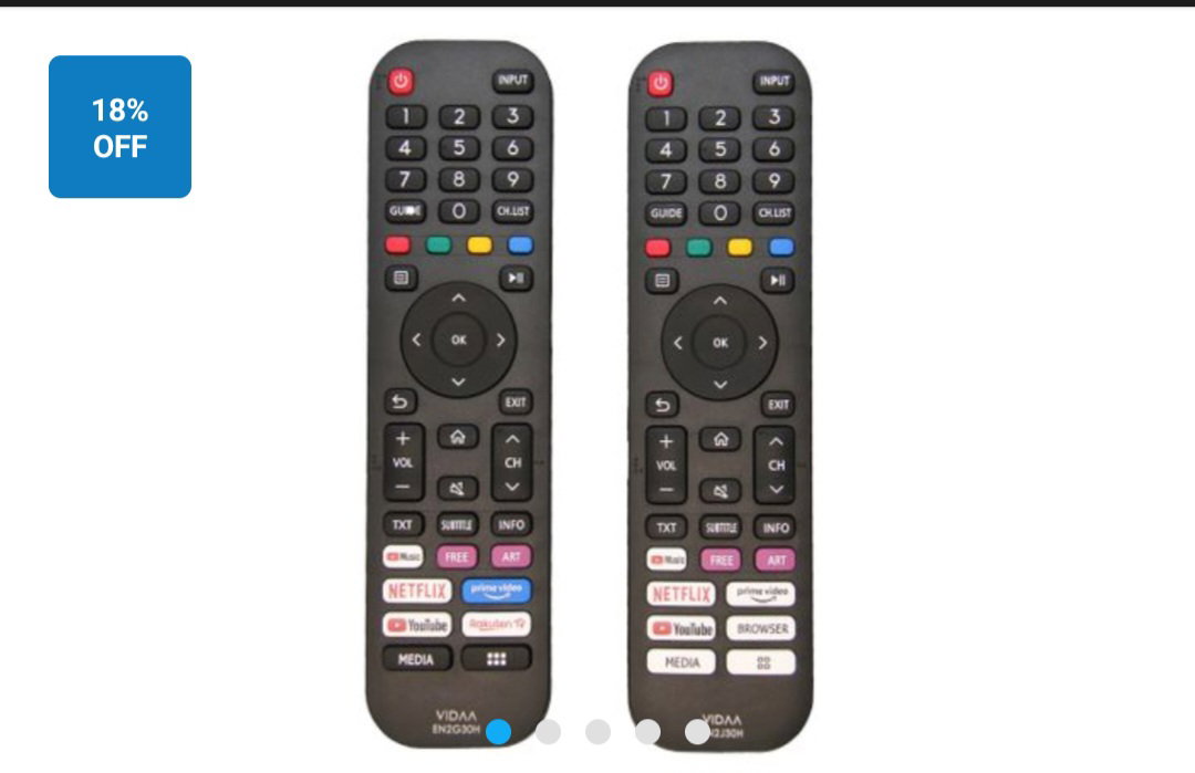 Compatible with Hisense TV smart remote control_0