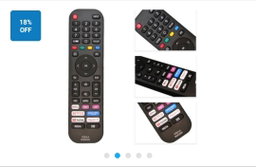 Compatible with Hisense TV smart remote control