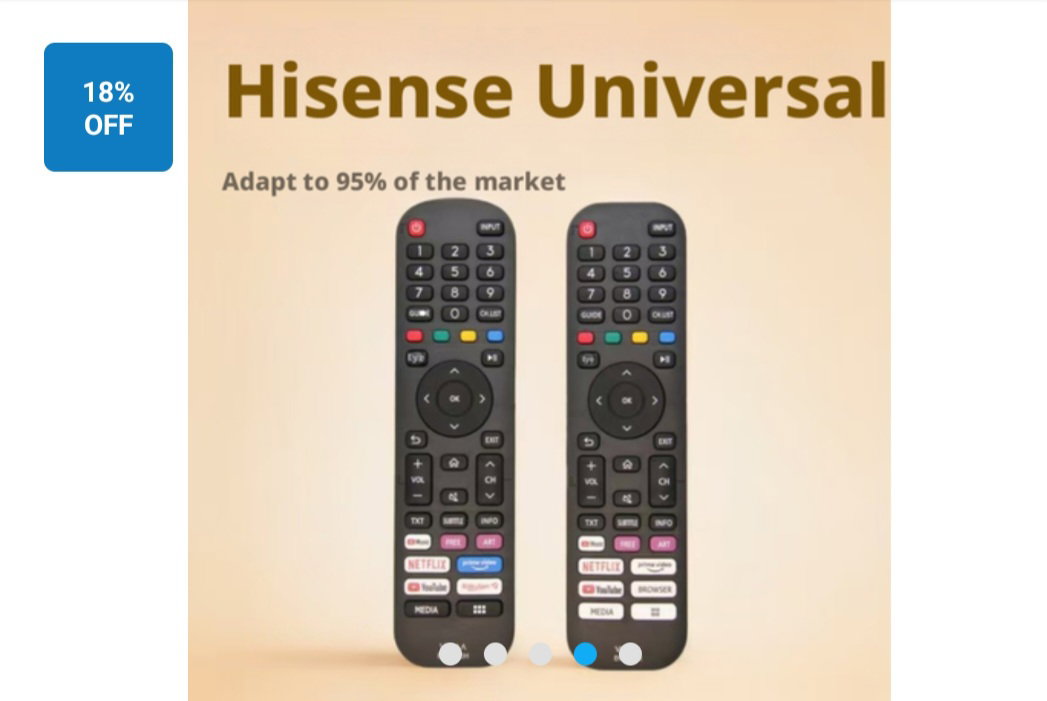 Compatible with Hisense TV smart remote control_3