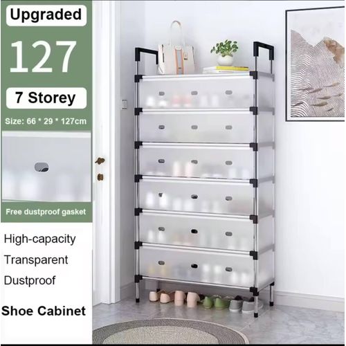  6 Shelves Dust Proof Shoes Stand_1