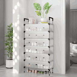  6 Shelves Dust Proof Shoes Stand