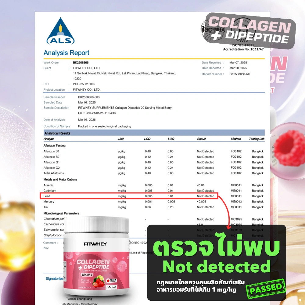 FITWHEY™ Collagen Dipeptide 5555mg (20 Servings) | Marine Collagen Powder | Skin Hydration • Beauty & Glow • Zero Sugar_9