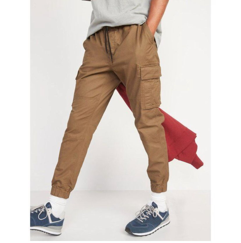Old Navy Brown Men’s Tapered Cargo Jogger Pants _2