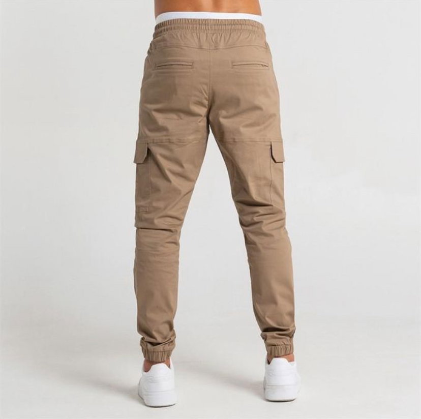 Old Navy Brown Men’s Tapered Cargo Jogger Pants _1