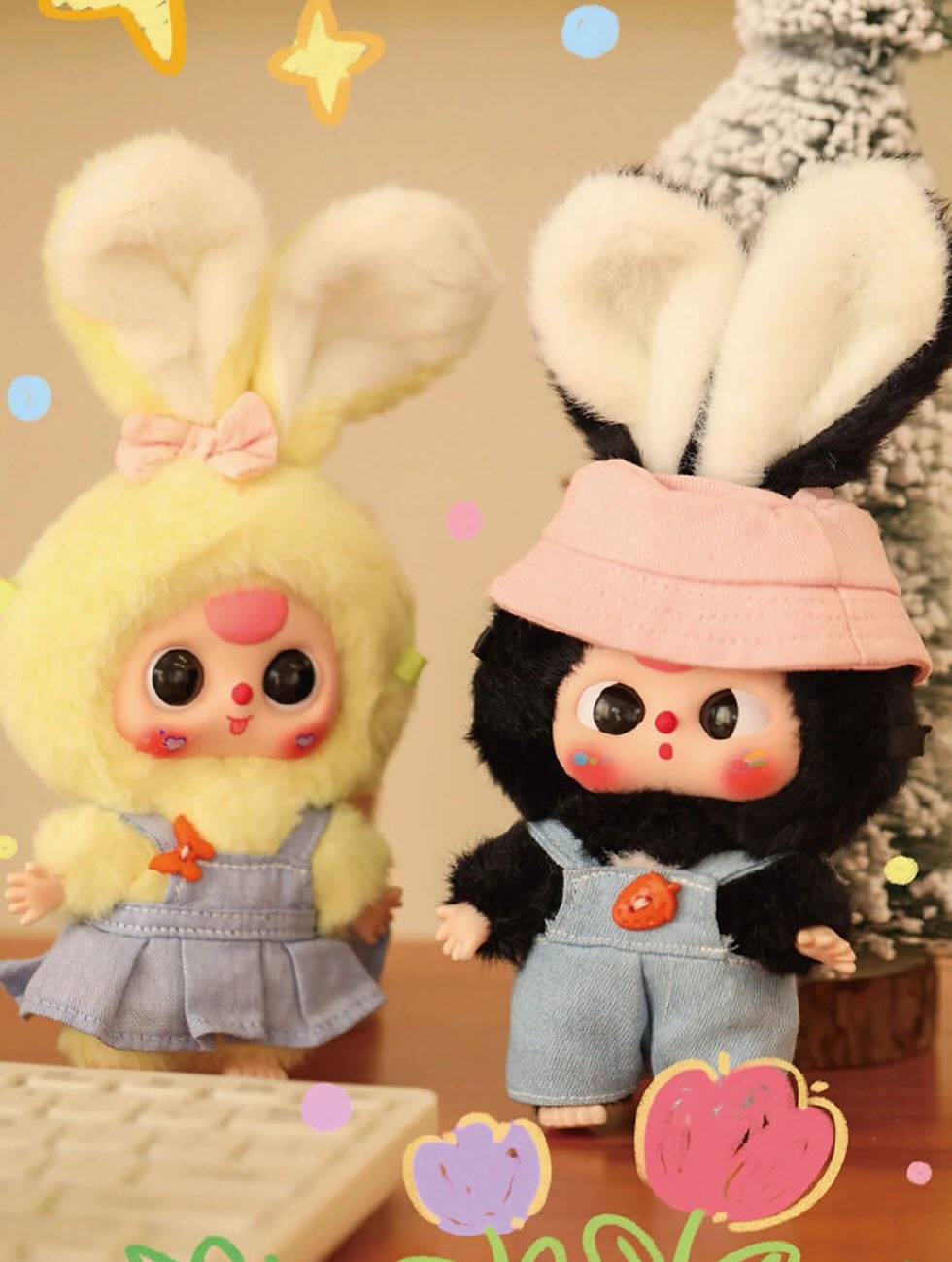 Baby Three Macaron Bunny _2