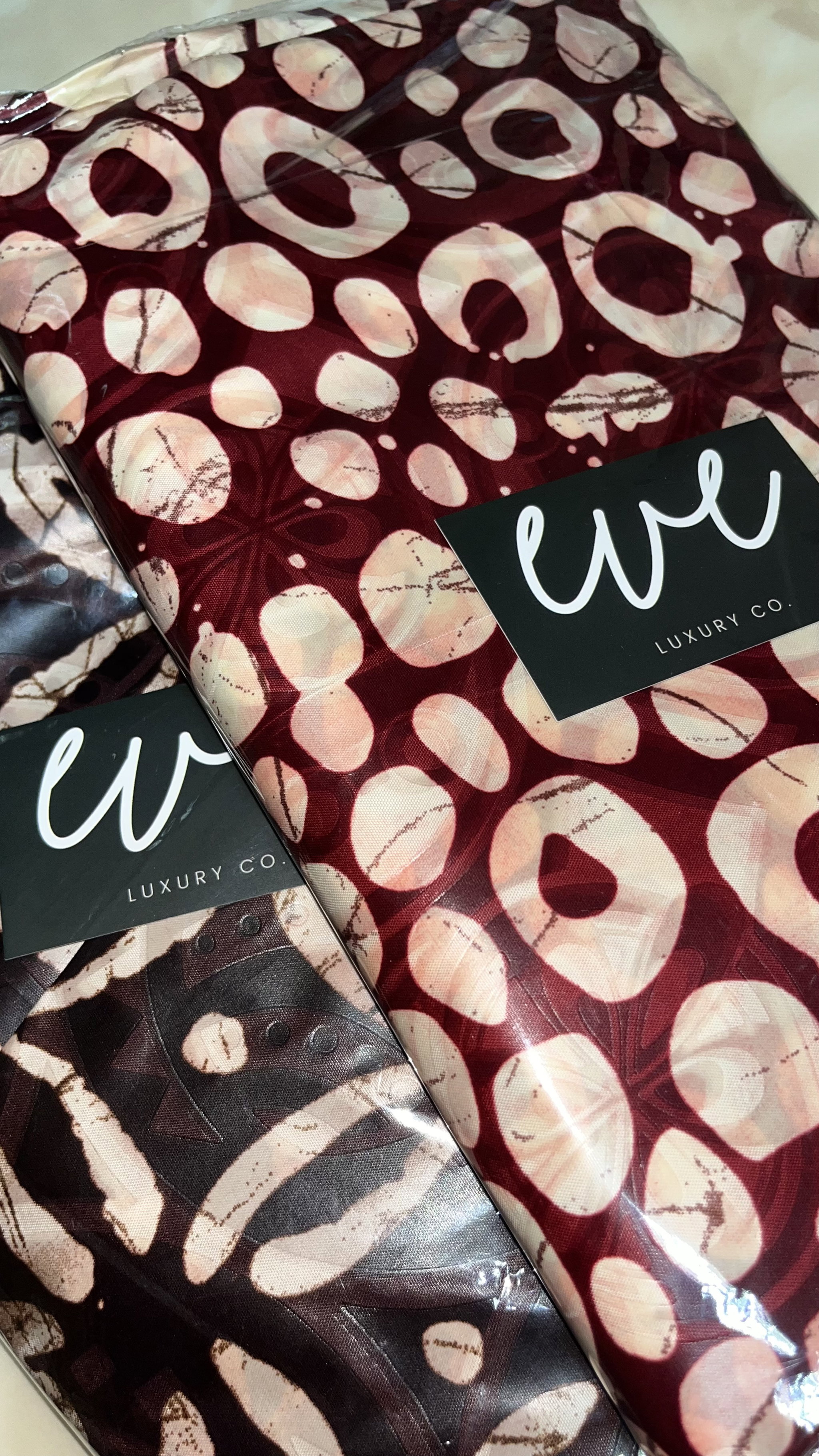 Burnt Umber - Batik Style Print_1