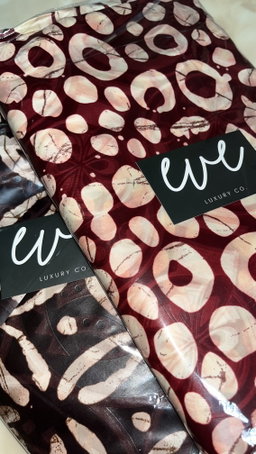 Burnt Umber - Batik Style Print