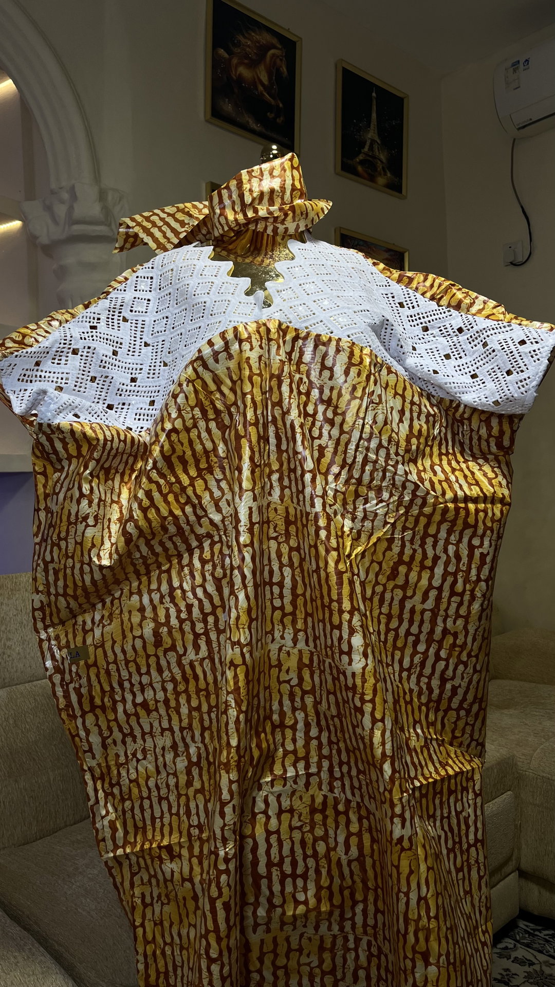 Yellow - Batik Style Print