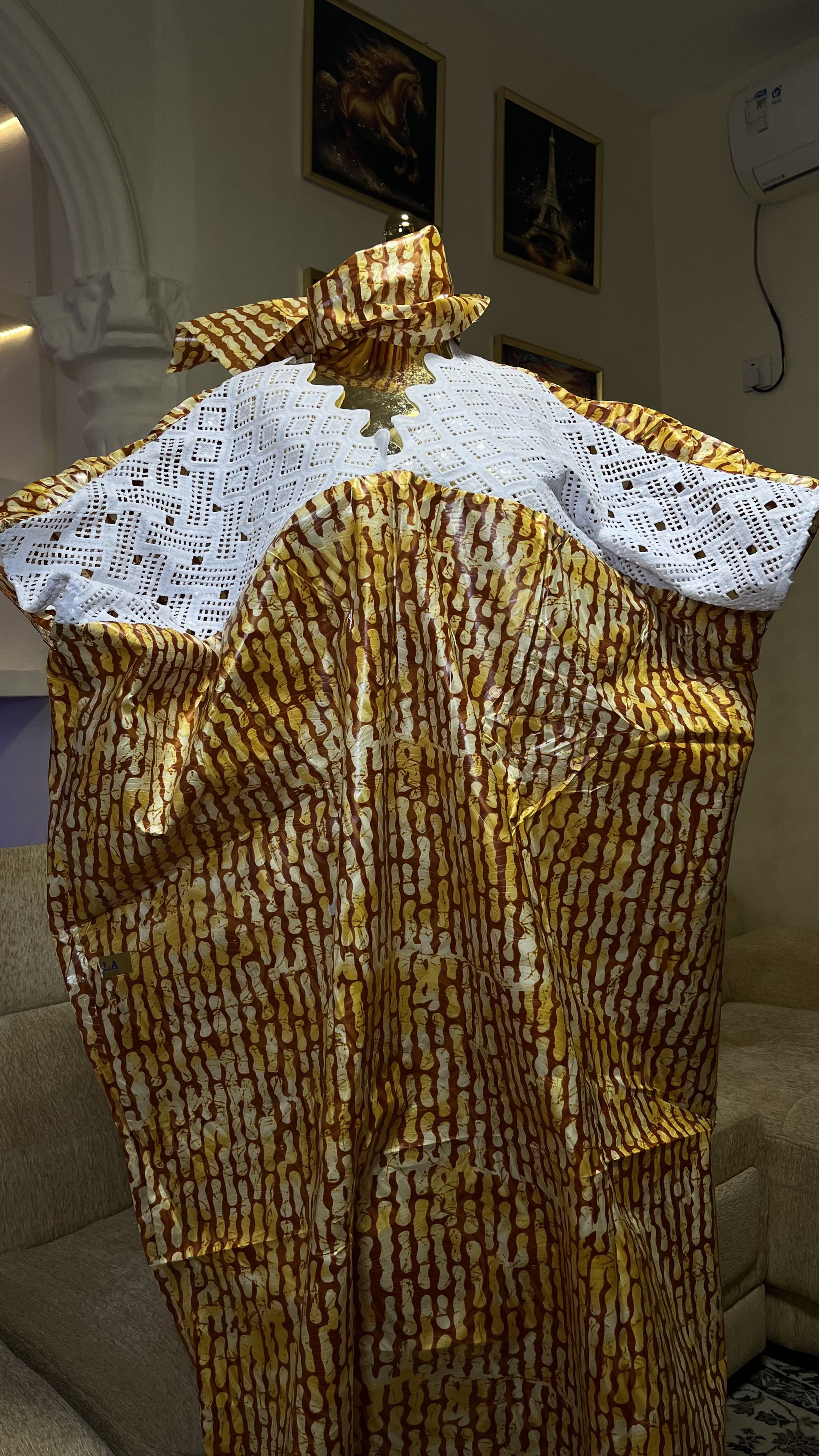 Yellow - Batik Style Print_0
