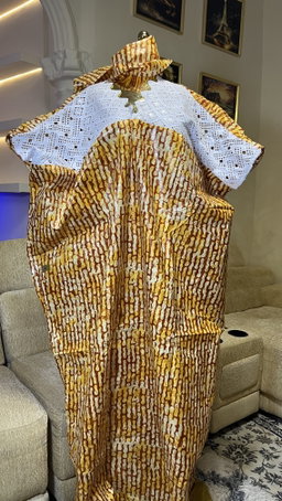 Yellow - Batik Style Print