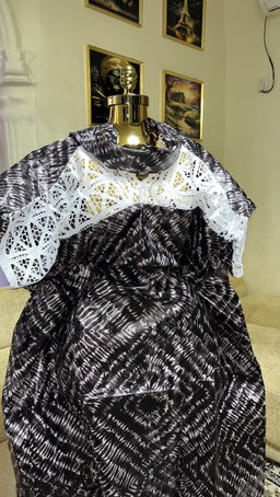 Burnt Umber - Batik Style Print