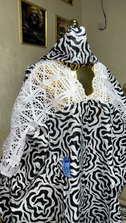 Burnt Umber - Batik Style Print