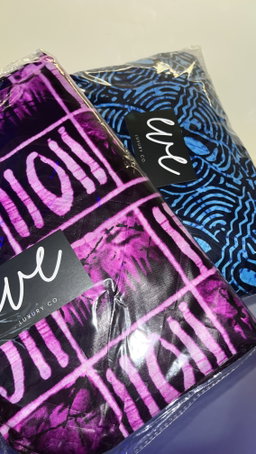  Purple - Batik Style Print