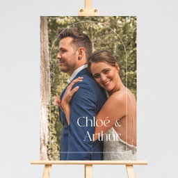 Glass picture enlargement 