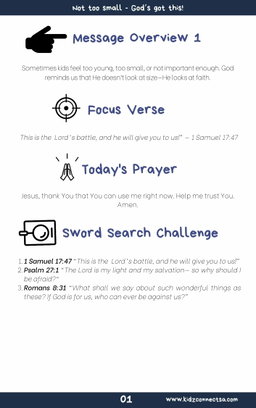 God’s Got This – 4 Weeks of Primary School Lessons for Children's Church