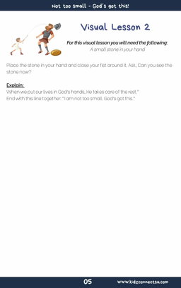 God’s Got This – 4 Weeks of Primary School Lessons for Children's Church
