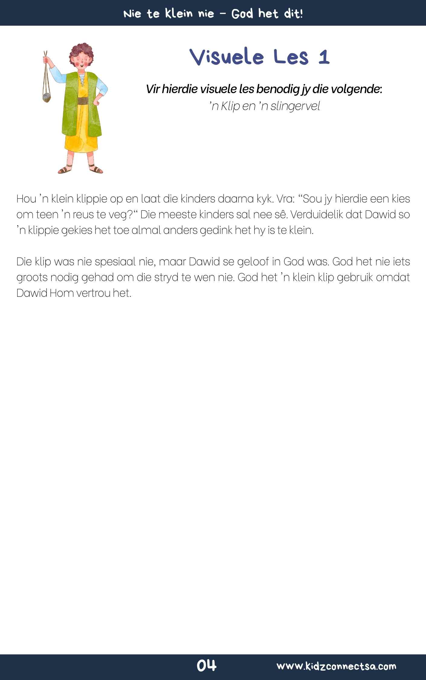 God het dit – 4 weke se kinderkerklesse vir laerskool kinders_5