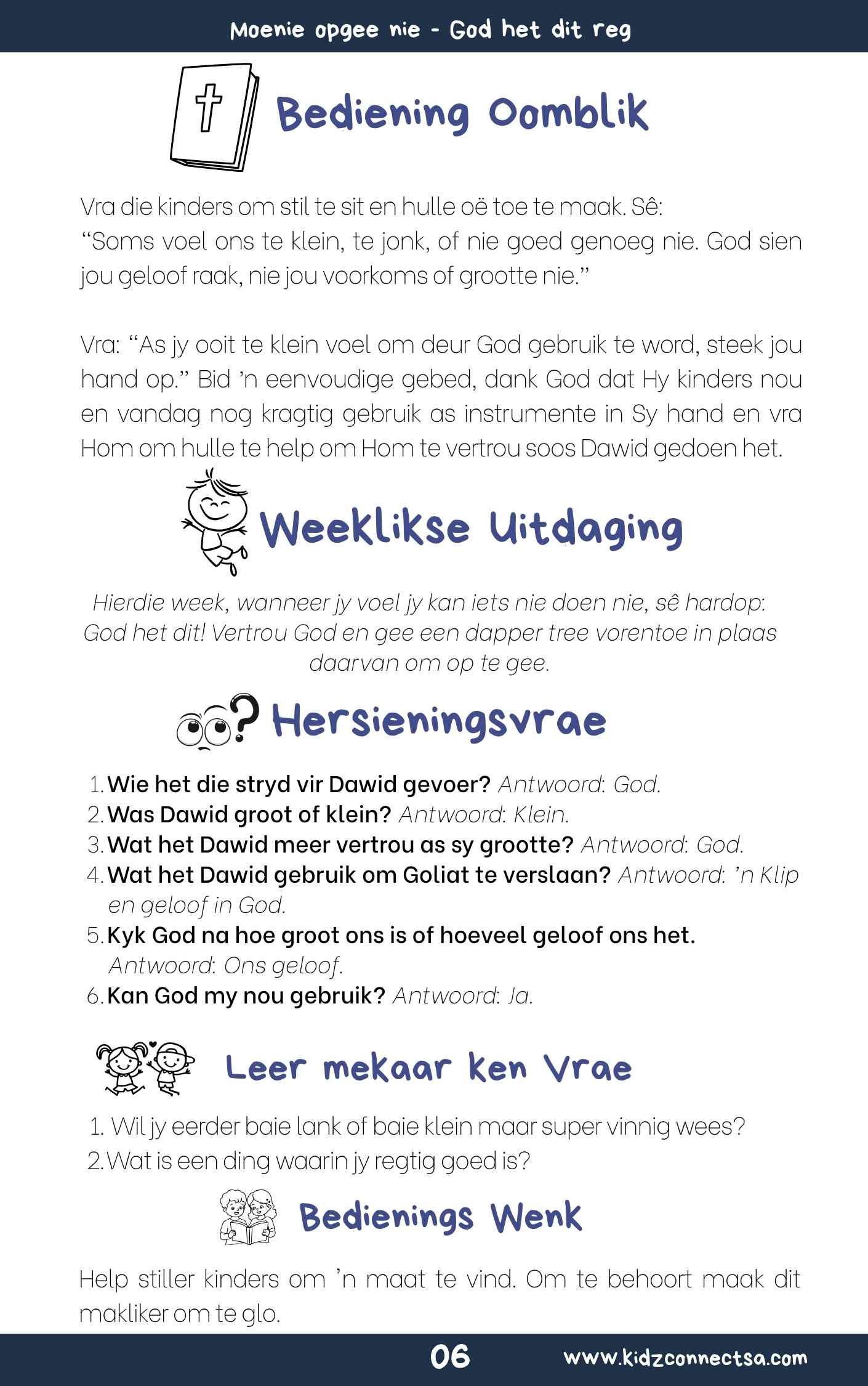 God het dit – 4 weke se kinderkerklesse vir laerskool kinders_7