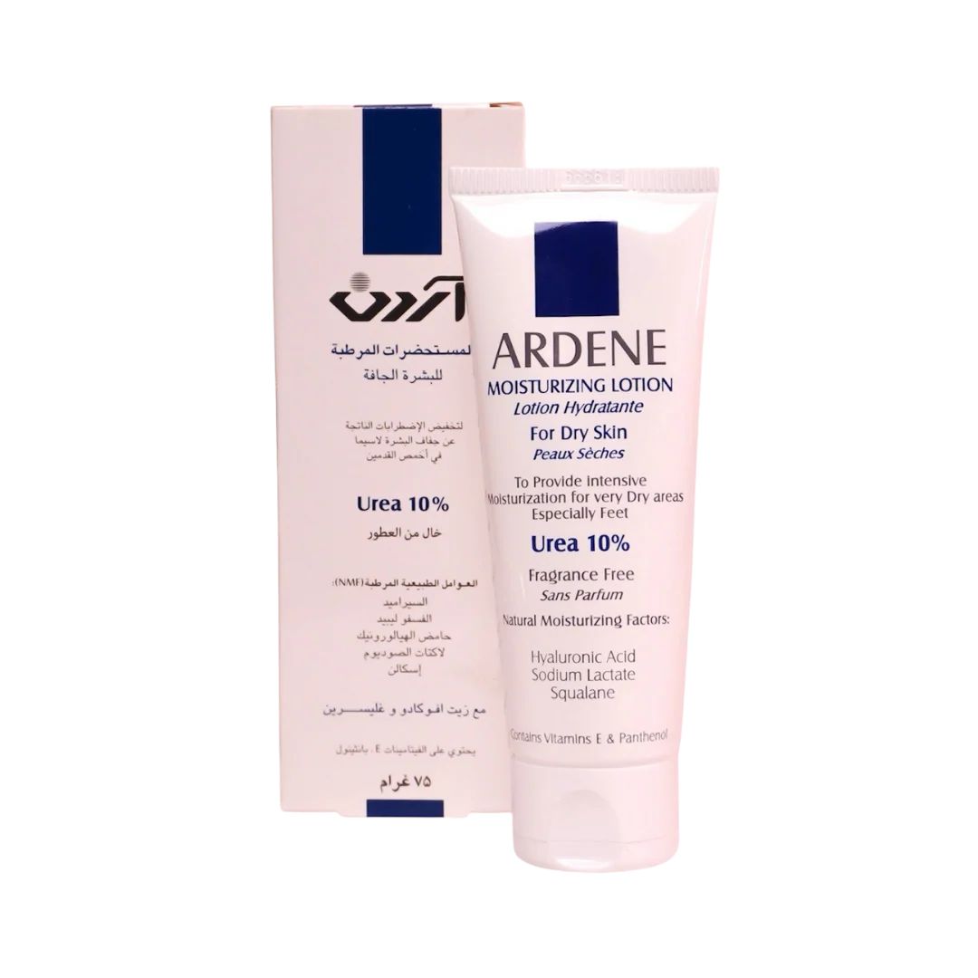 ARDENE UREA10% MOISTURIZING LOTION FOR DRY SKIN - 75G | اردن لوشن يوريا 10% لترطيب البشرة الجافة - 75 غ