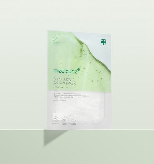medicube Super Cica Calming Mask ميدكيوب ماسك ورقي سوبر سيكا المهدئ للبشرة
