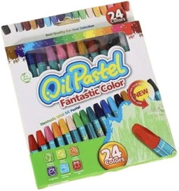 Fantastic Color 24-Pack Mini Oil Pastels.