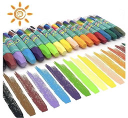 Fantastic Color 24-Pack Mini Oil Pastels.