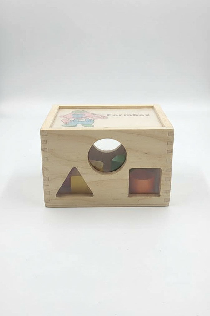 Classic Wooden Shape Sorting Cube _1