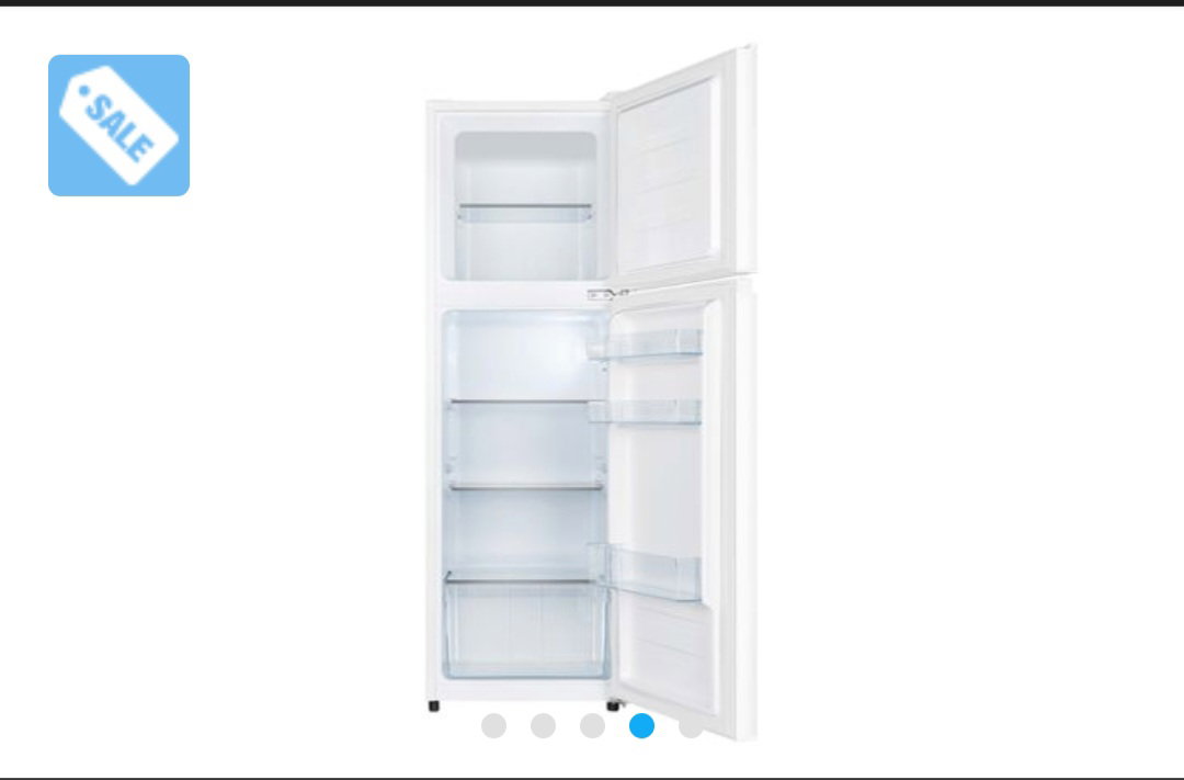 Mora 154L Top Mount freezer fridge with Adjustable Shelves, Recessed Handle_5