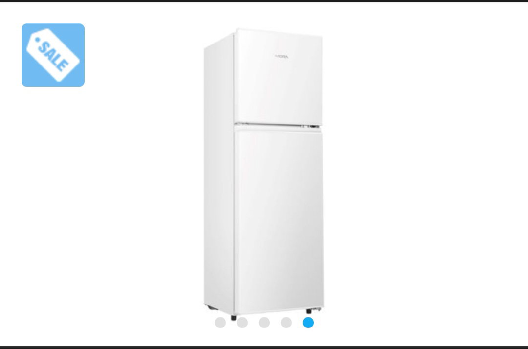 Mora 154L Top Mount freezer fridge with Adjustable Shelves, Recessed Handle_6