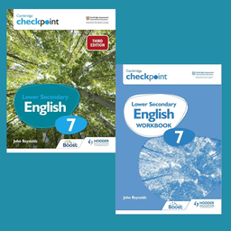 Hodder Education Cambridge Checkpoint Lower Secondary English Student's Book 7 vvSet: Third Edition