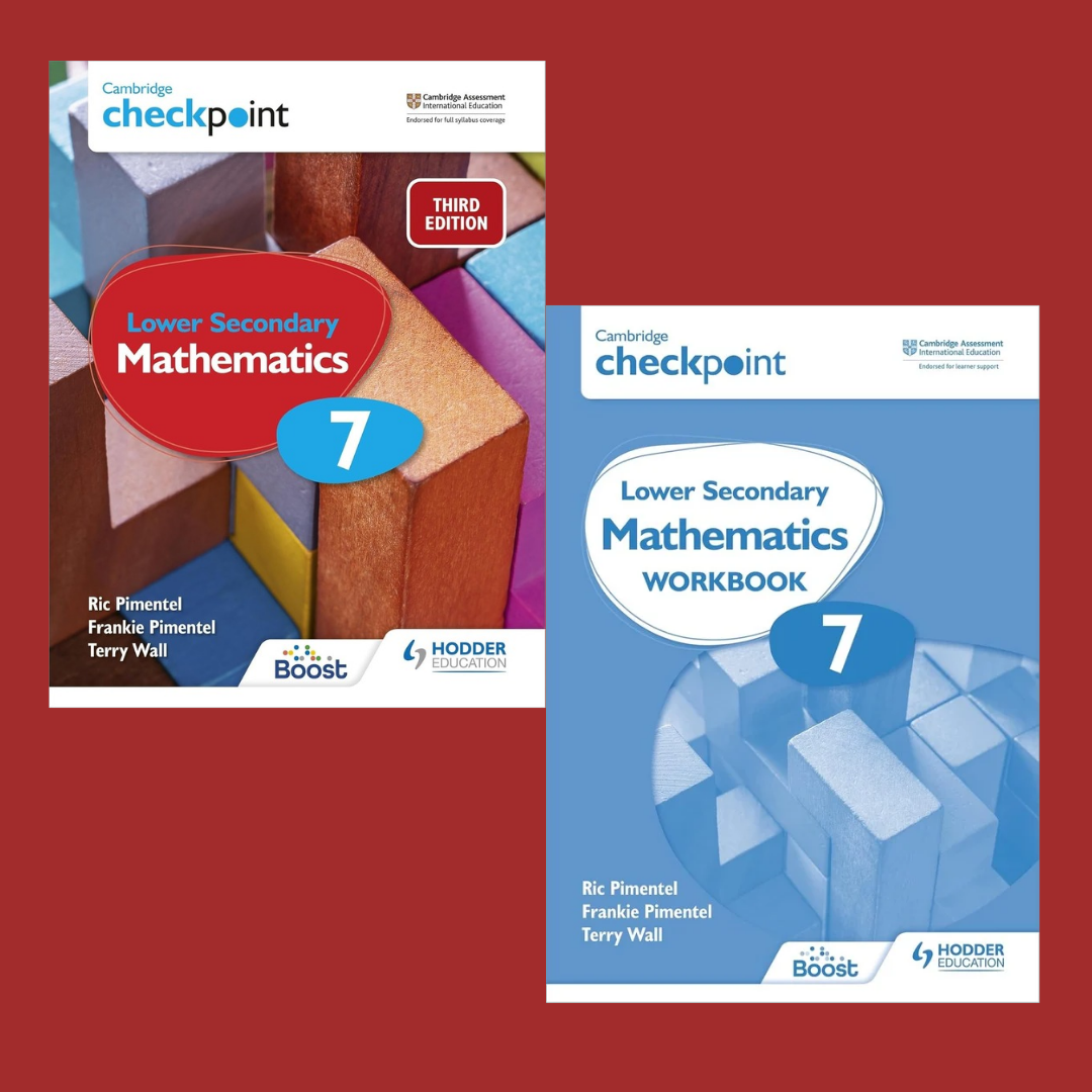 Hodder Education Cambridge Checkpoint Lower Secondary Mathematics Student's Book 7 Set: Third Edition