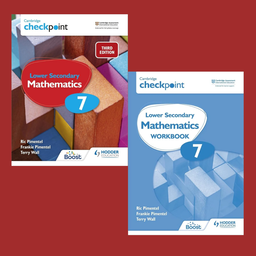 Hodder Education Cambridge Checkpoint Lower Secondary Mathematics Student's Book 7 Set: Third Edition