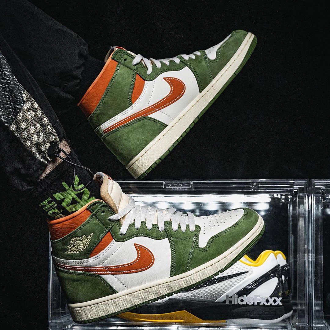 Air Jordan 1 High Retro OG Craft “Celadon” 🌿✨