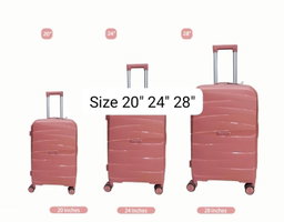Dark Grey 3pcs Suitcase Set (20" 24" 28")
