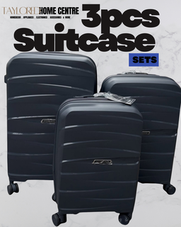 Dark Grey 3pcs Suitcase Set (20" 24" 28")