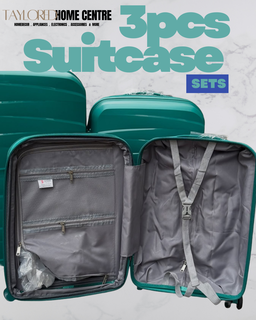 Dark Grey 3pcs Suitcase Set (20" 24" 28")