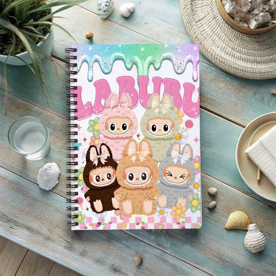 Labubu Monster Friends Spiral Notebook_1