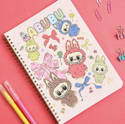 Labubu Monster Friends Spiral Notebook