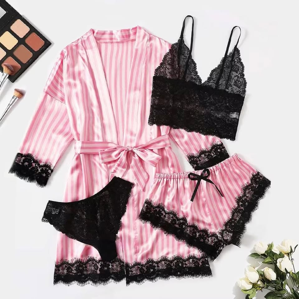 Pink 4pc Sleepwear