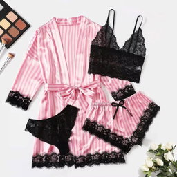 Pink 4pc Sleepwear