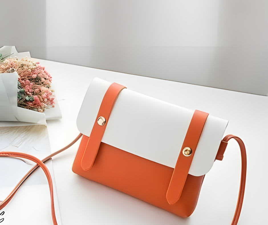Mini Leather Rivet Crossbody Bag