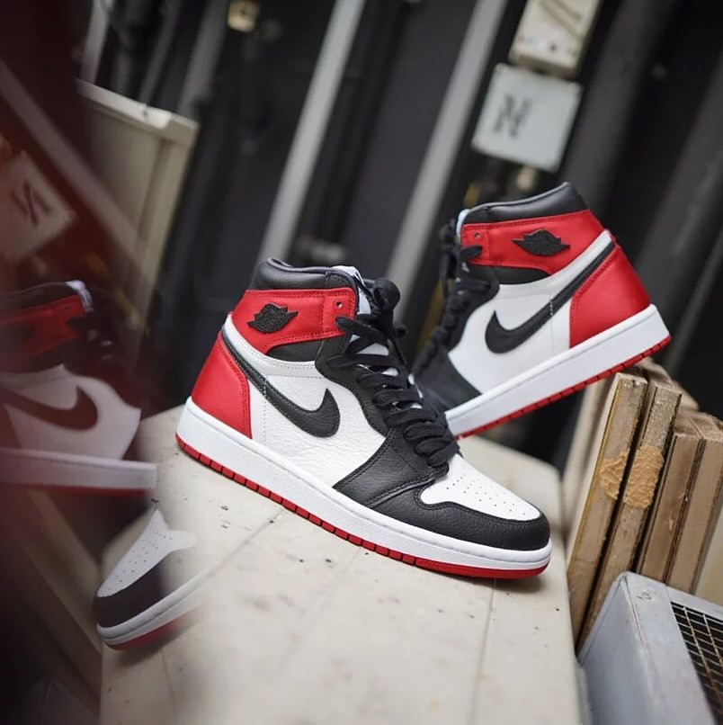 Air Jordan 1 High OG Satin “Black Toe” ⚫️🤍❤️_1