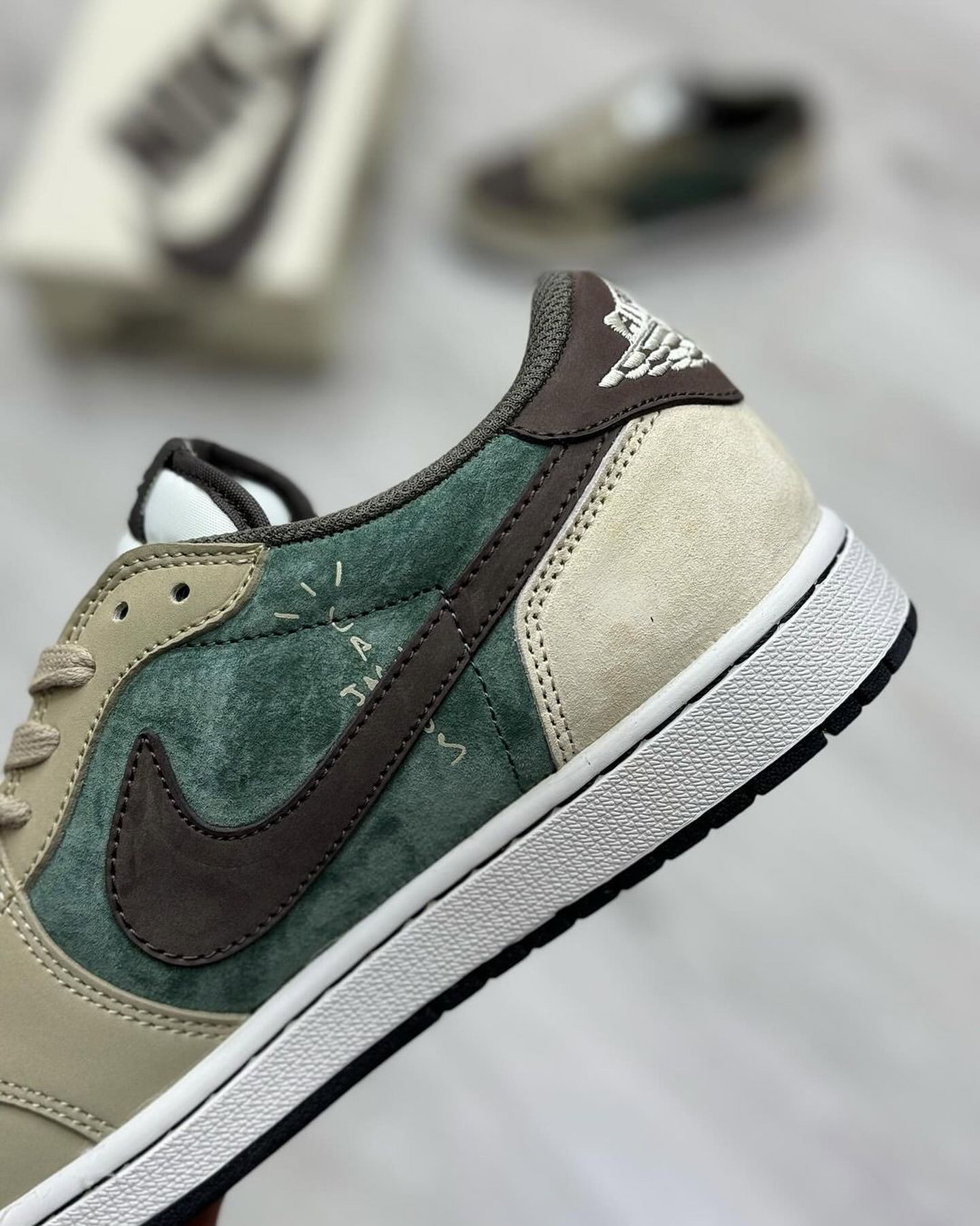 Air Jordan 1 Low x Travis Scott “Olive” 🫒🤎_4