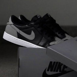 Air Jordan 1 Low “Shadow Leather” ⚫️🤍