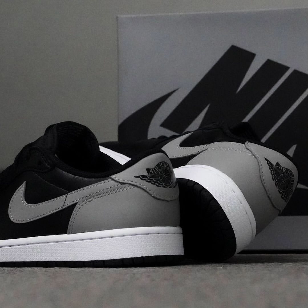 Air Jordan 1 Low “Shadow Leather” ⚫️🤍_2